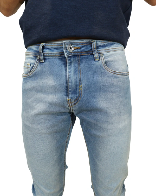 Calça Masculina Skinny Recorte nos Bolsos