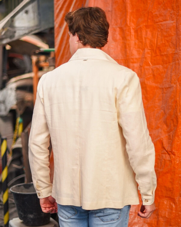 Jaqueta Parka em linho