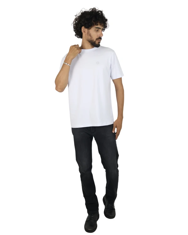 T-Shirt Basic Cotton com Etiqueta