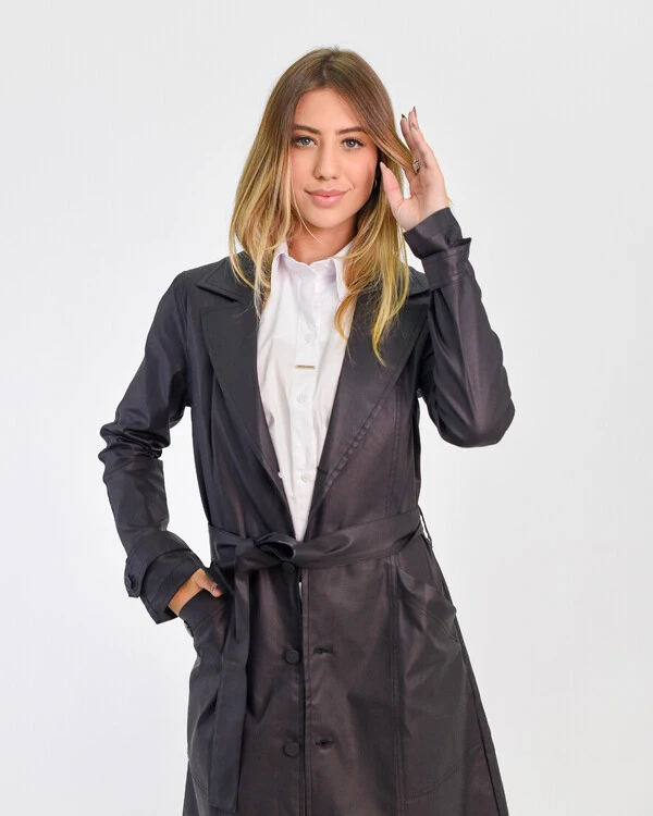 Trench Coat de Sarja