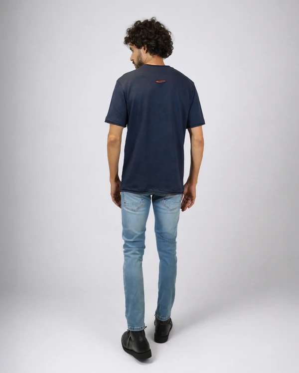 Calça Masculina Skinny Recorte nos Bolsos