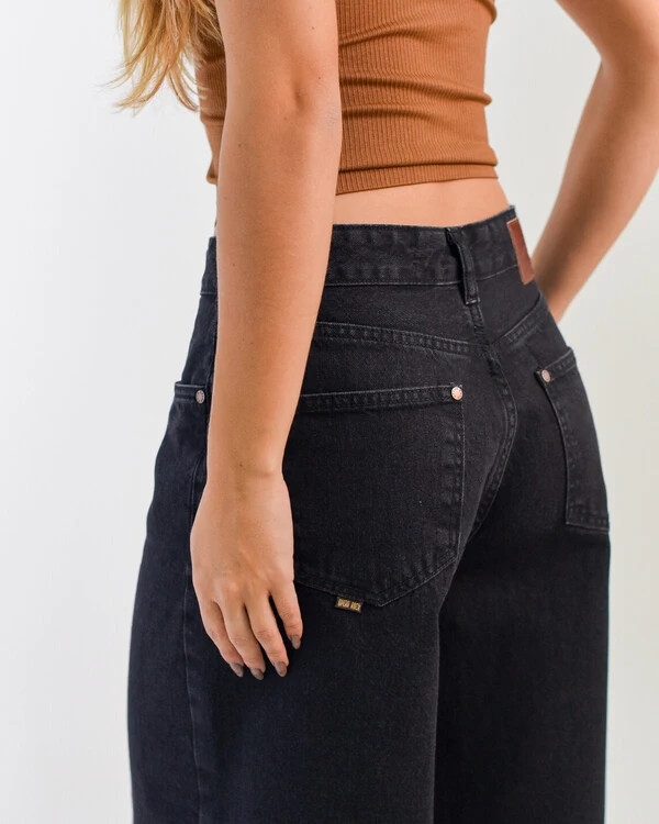 Pantacourt Jeans Black Operarock