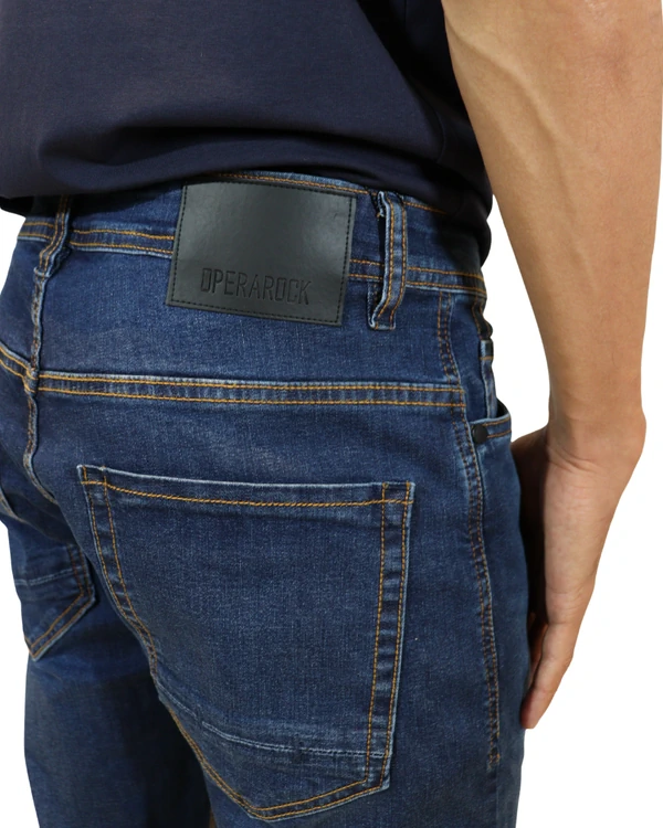 Calça Masculina Skinny Escura