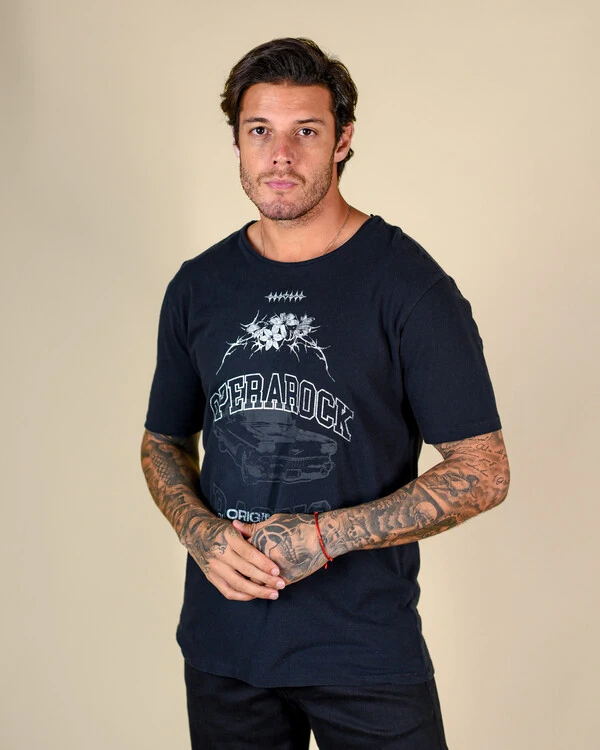 Camiseta Masculina Comfort Operarock Gola Estreita