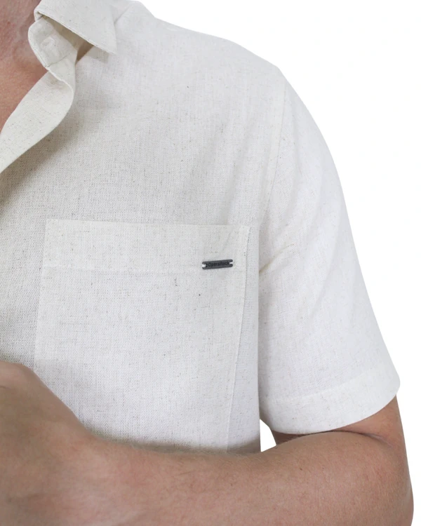 Camisa Masculina Box com Vivo