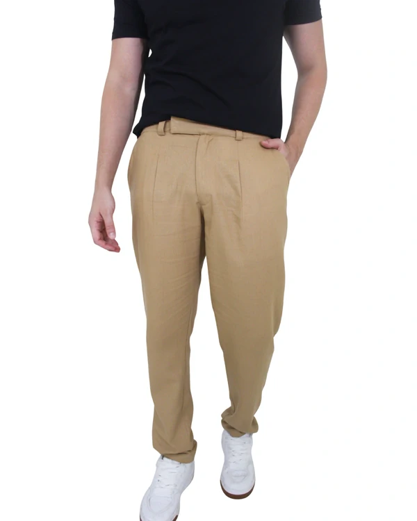 Calça Masculina Linho Cós Passante
