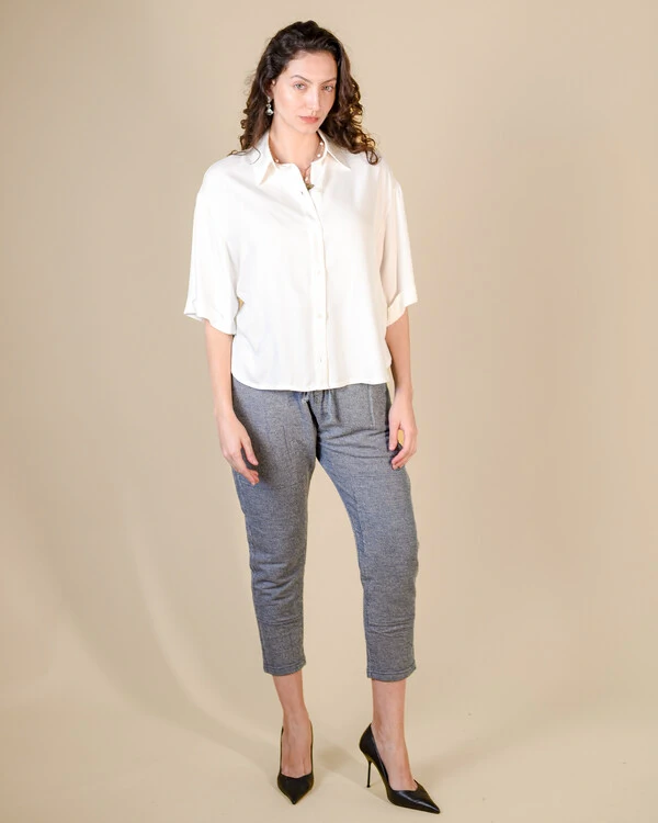 Camisa Ampla em Viscose