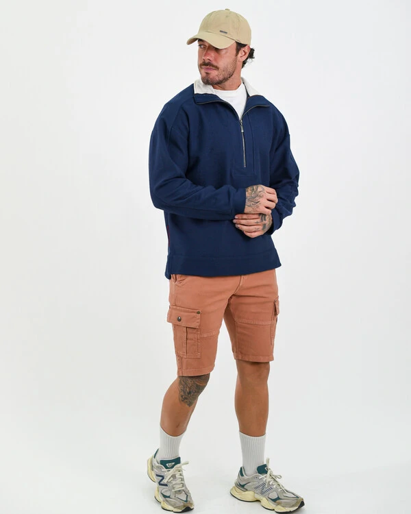 Blusa Gola Alta com Zíper