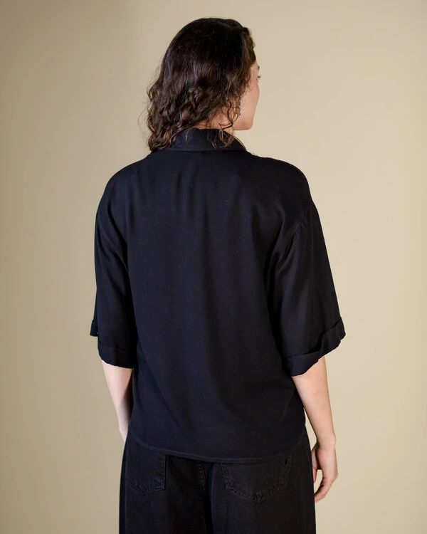 Camisa Ampla em Viscose