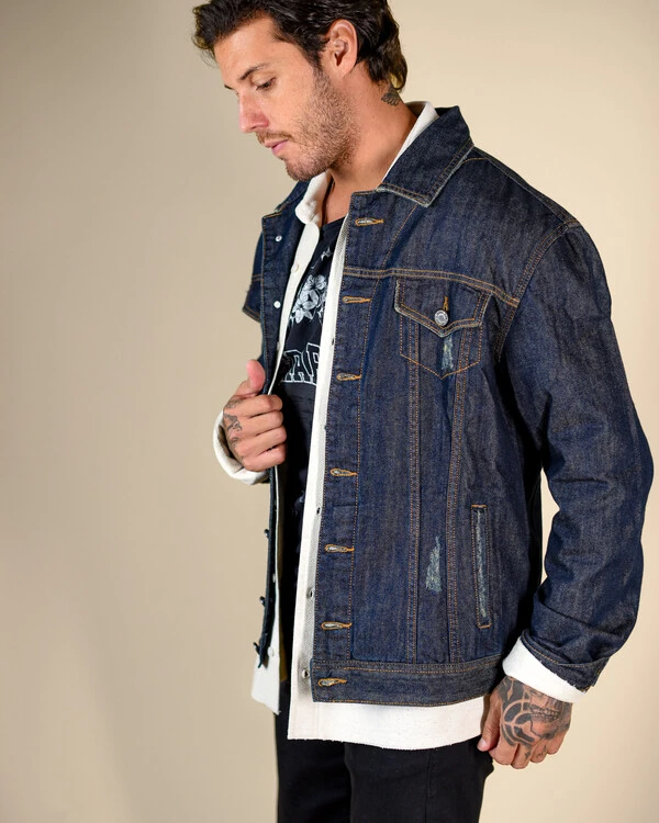 Jaqueta Jeans Unissex Operarock