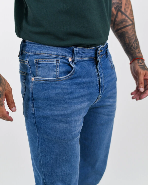 Calça Masculina Slim Média
