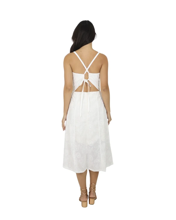 Vestido Midi Bordado