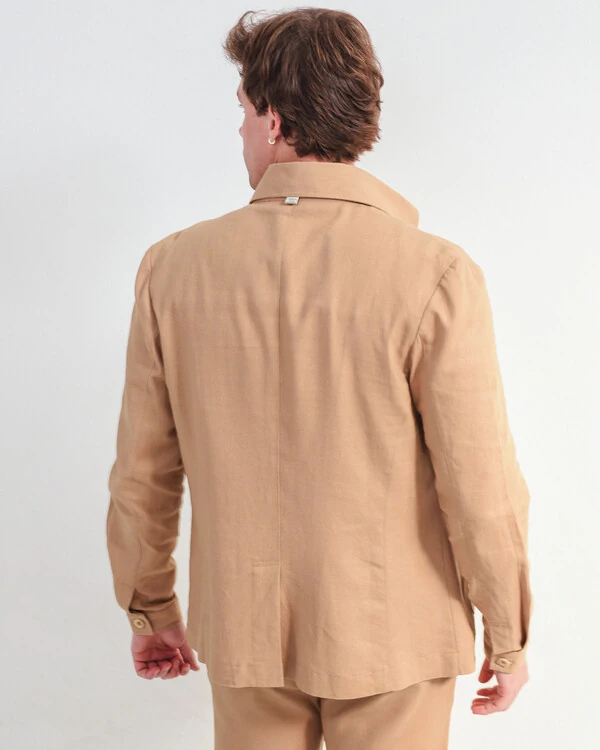 Jaqueta Parka em linho