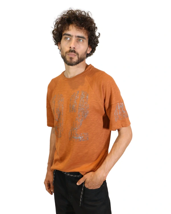 T-shirt Flamê Manga Raglan