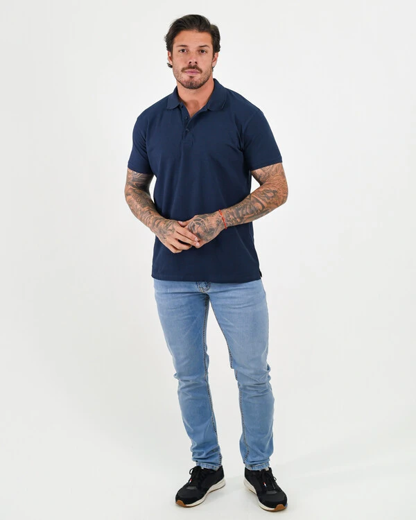 Polo Masculina Comfort Stretch