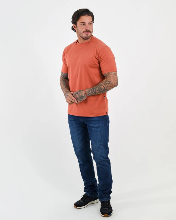 Calça Masculina Slim com Recortes