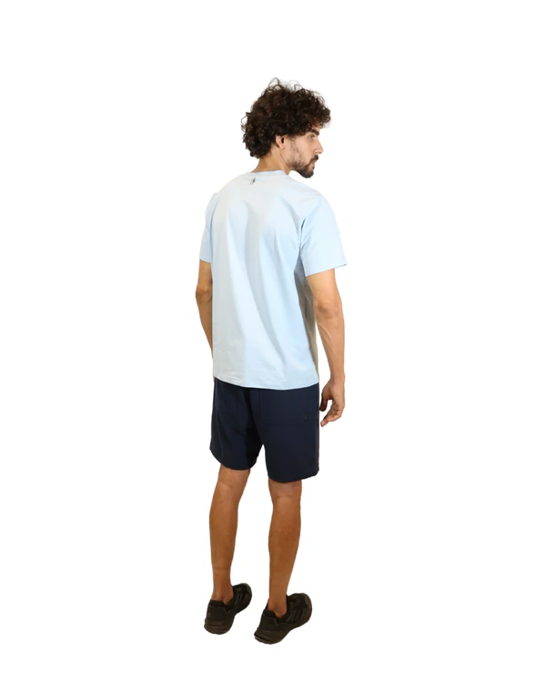 T-Shirt Masculina Cotton Rib Largo