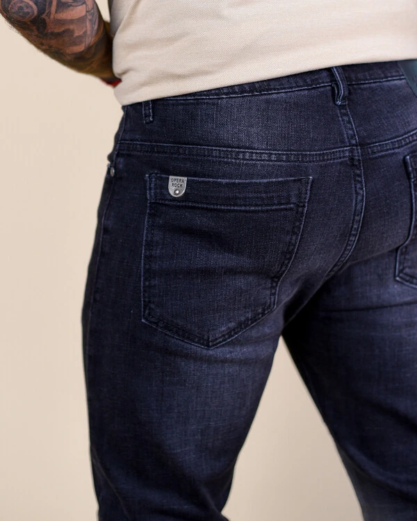Calça Jeans Masculina Reta Black