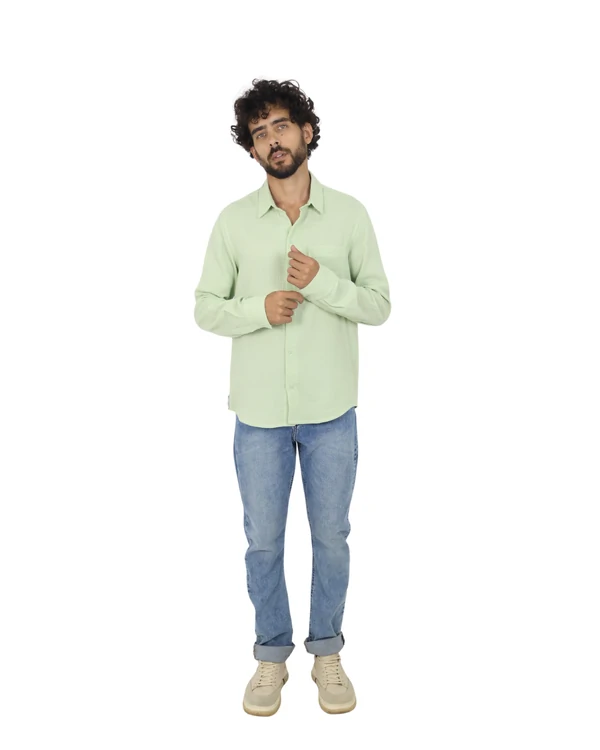 Camisa Comfort Amassada
