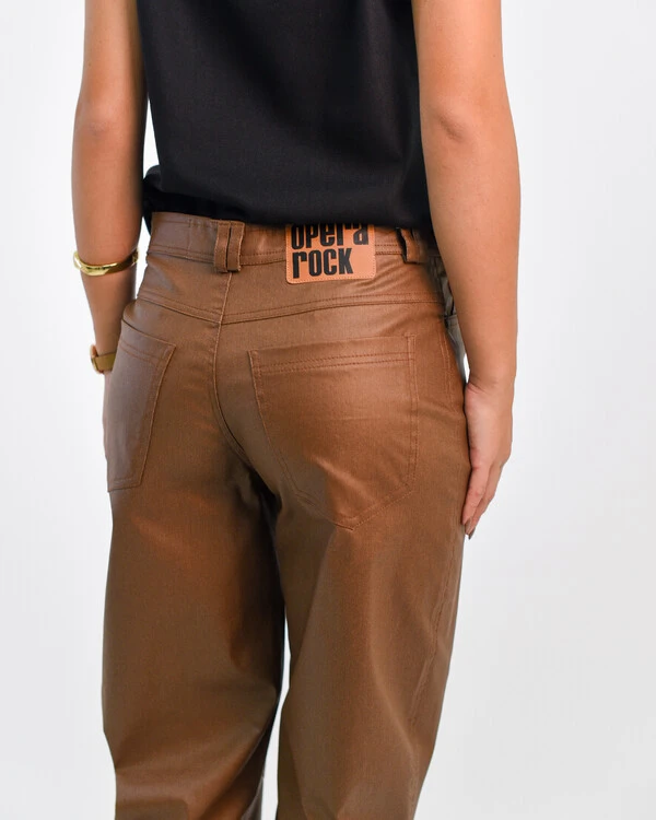 Calça Resinada Barrel