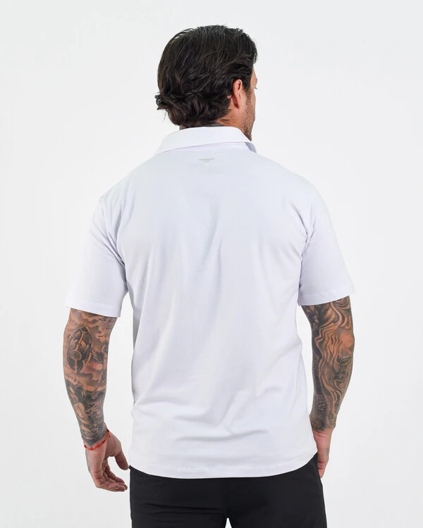 Polo V Neck Sem Botões