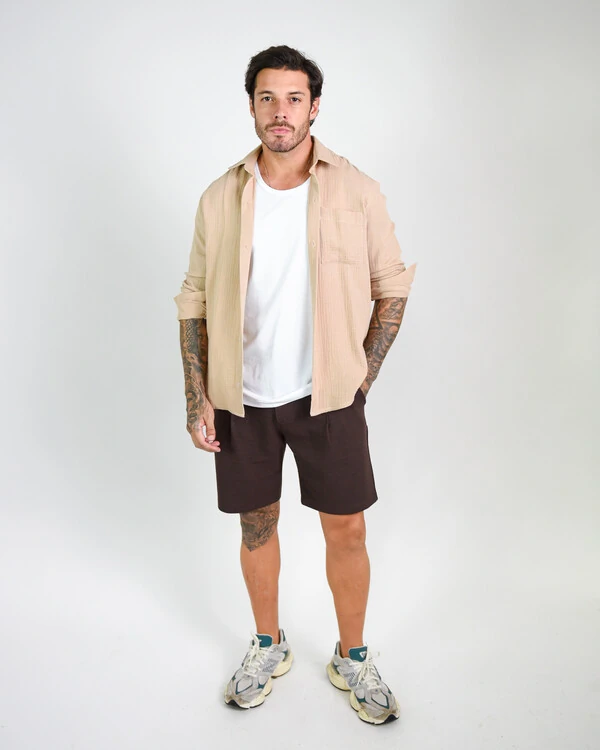 Camisa Comfort Amassada