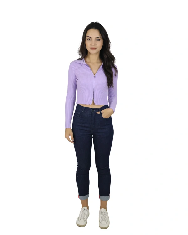 Top Cropped em Tricot