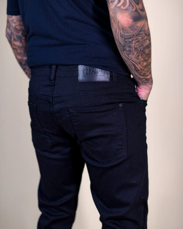 Calça Jeans Operarock Black Caveira