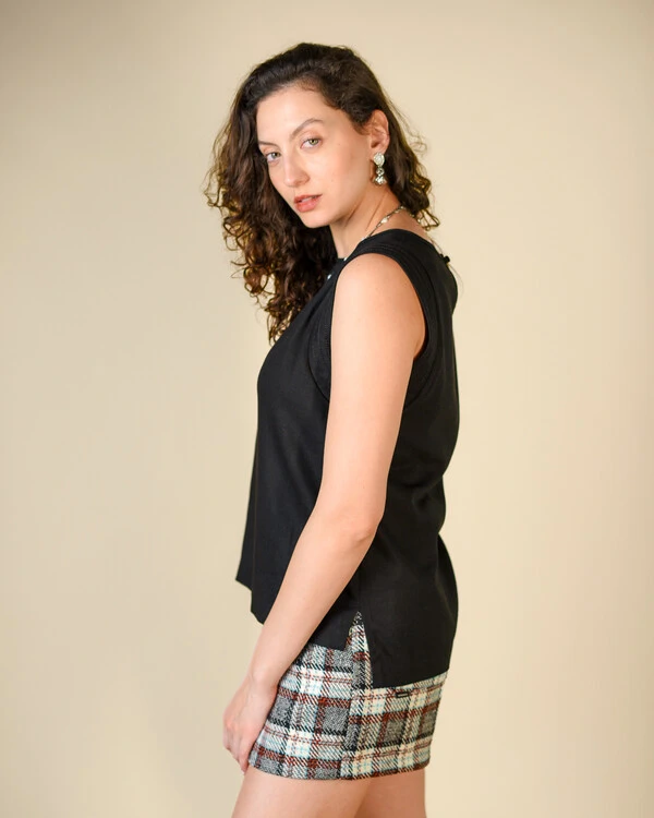 Shorts de Lã Operarock Alfaiataria