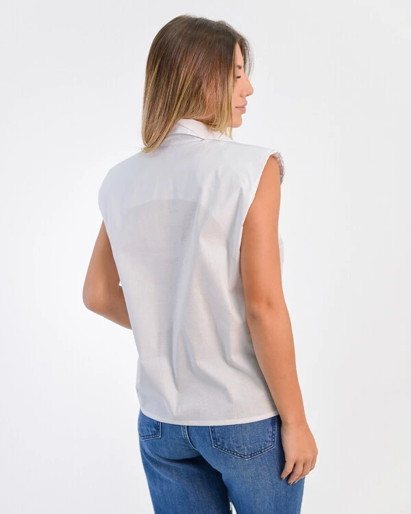 Camisa Feminina com Ombreiras