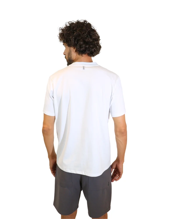 T-Shirt Masculina Cotton Rib Largo