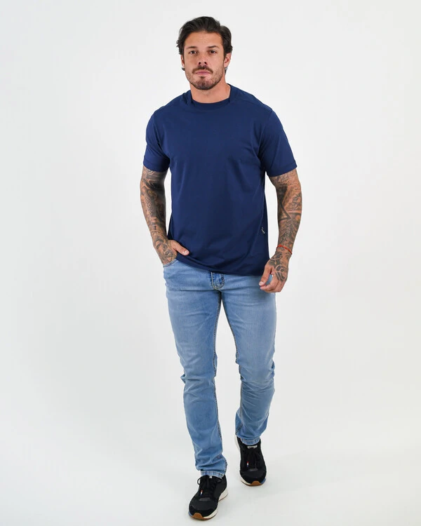 T-Shirt Gola Sobreposta