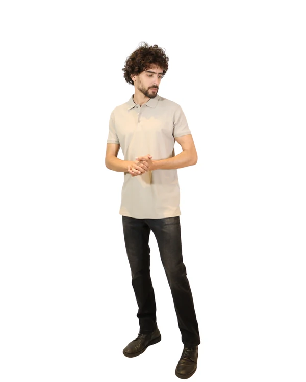 Polo Masculina Confort Stretch