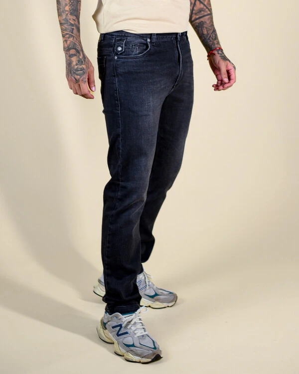 Calça Jeans Masculina Reta Black