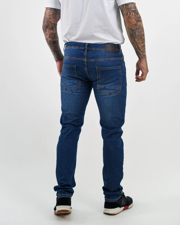 Calça Masculina Skinny Escura