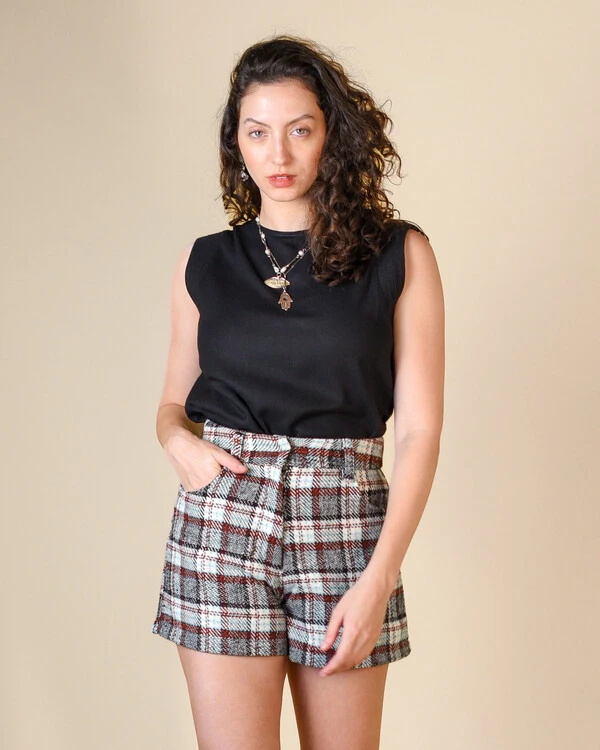 Shorts de Lã Operarock Alfaiataria