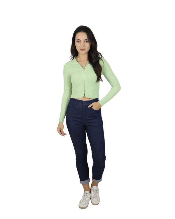 Top Cropped em Tricot