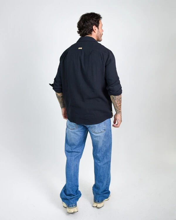 Camisa Comfort Amassada