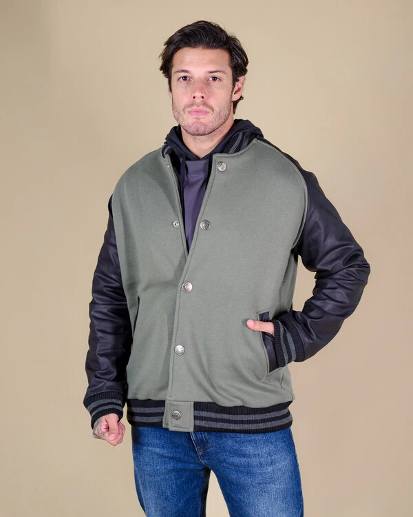 Jaqueta Masculina Operarock Raglan College
