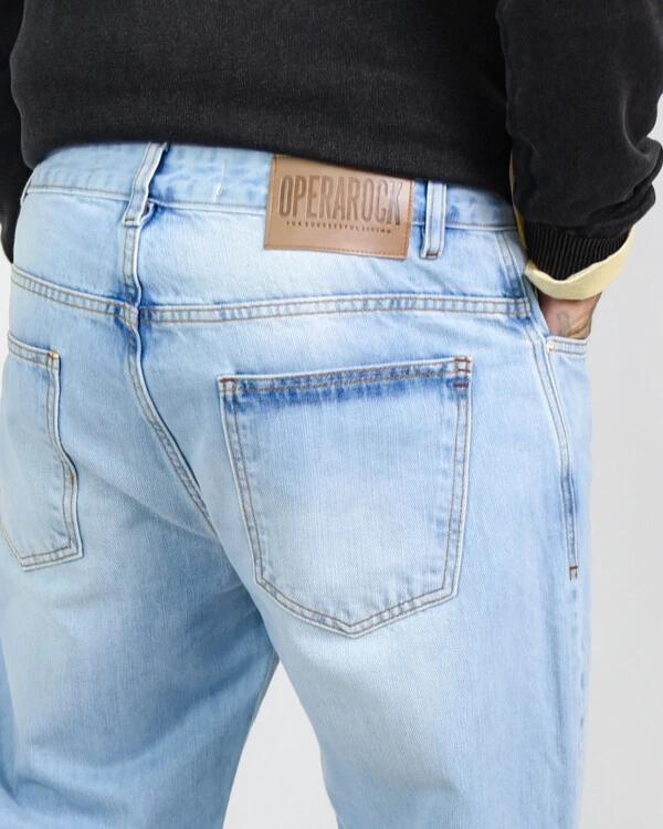 Calça Masculina Over Reta Clara