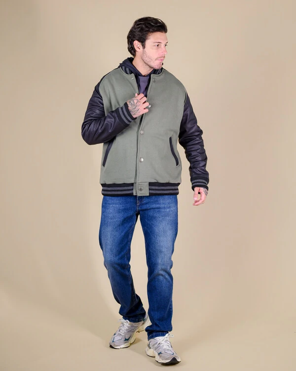 Jaqueta Masculina Operarock Raglan College