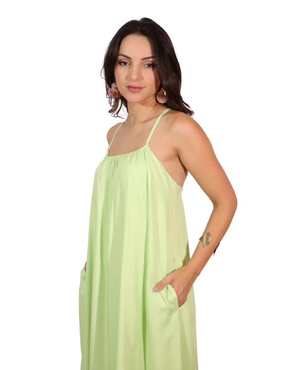 Vestido Midi Fluído