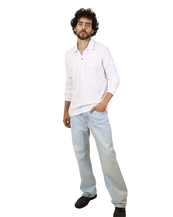 Calça Masculina Over Reta Clara