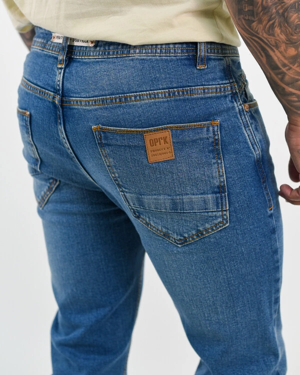 Calça Masculina Slim com Recortes