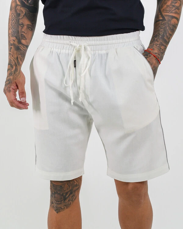 Bermuda Masculina com Vivo Lateral