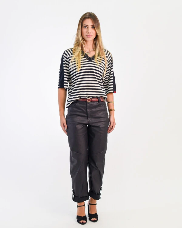 Calça Resinada Barrel