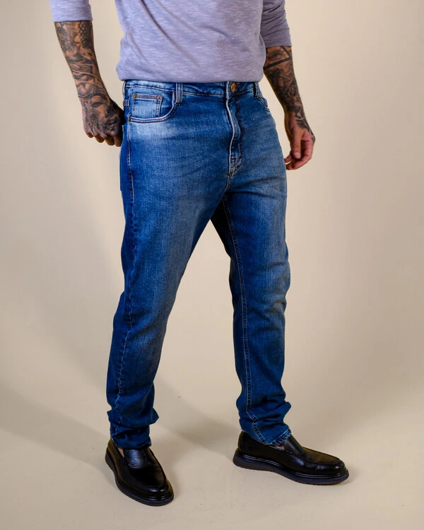 Calça Jeans Masculina Operarock Relaxed