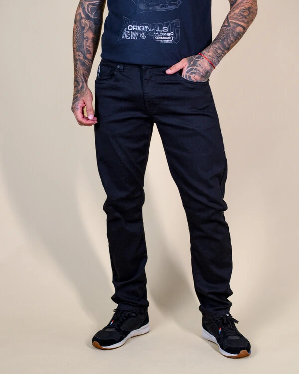 Calça Jeans Operarock Black Caveira