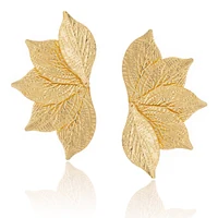 Brinco Maxi Flor Dourada