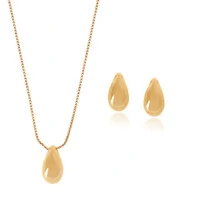 Conjunto Delicado Liso Gotas